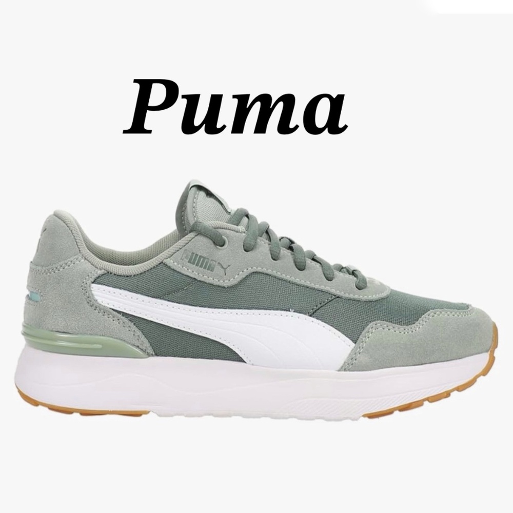 Puma R78 Eucalyptus lace up Sneakers Size 6.5